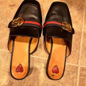 designer inspired shoes black princetown leather shoes 36 size slippers